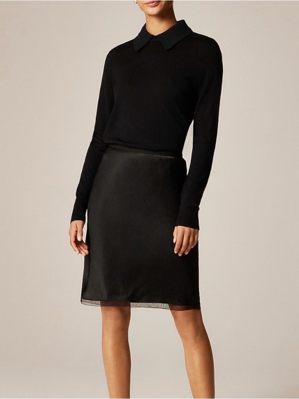 J.Crew Gwen Knee Length Slip Skirt